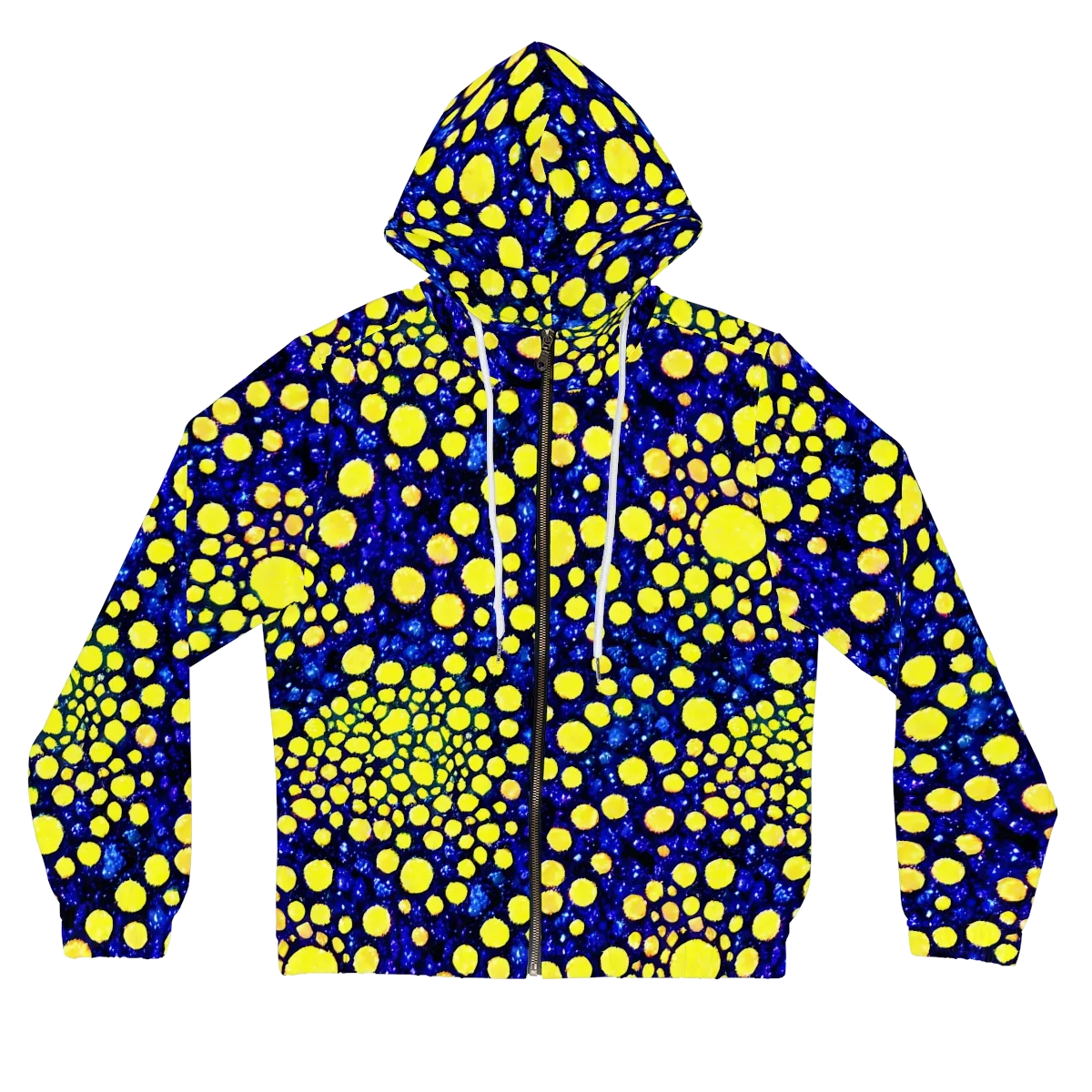 Solar Bubble on Women's Full-Zip Hoodie — Front