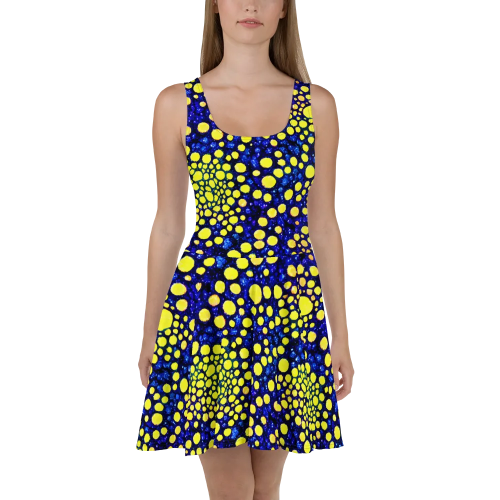 Solar Bubble on Skater Dress — Front