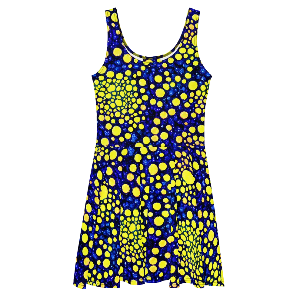 Solar Bubble on Skater Dress — Front