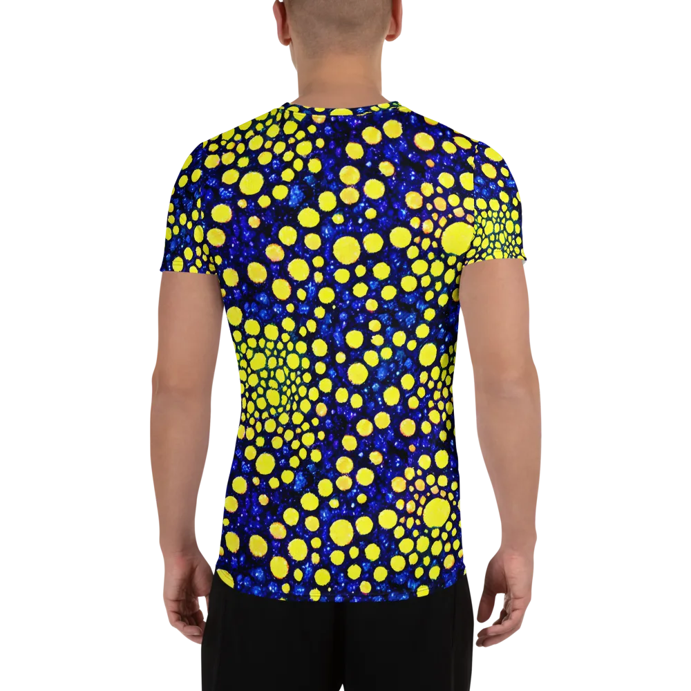 Solar Bubble on Men's Athletic T-Shirt — Back