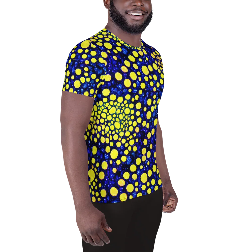Solar Bubble on Men's Athletic T-Shirt — Right