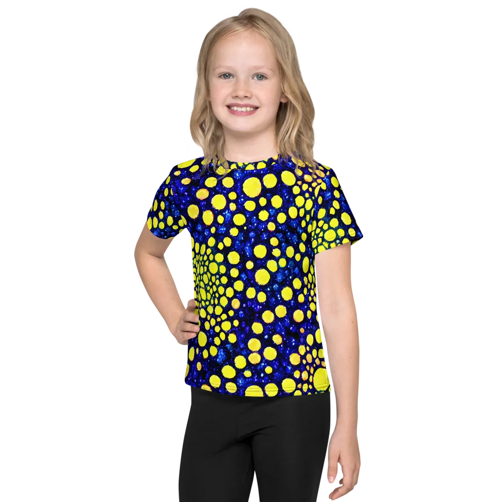 Solar Bubble on Kids Crew Neck T-Shirt — Front