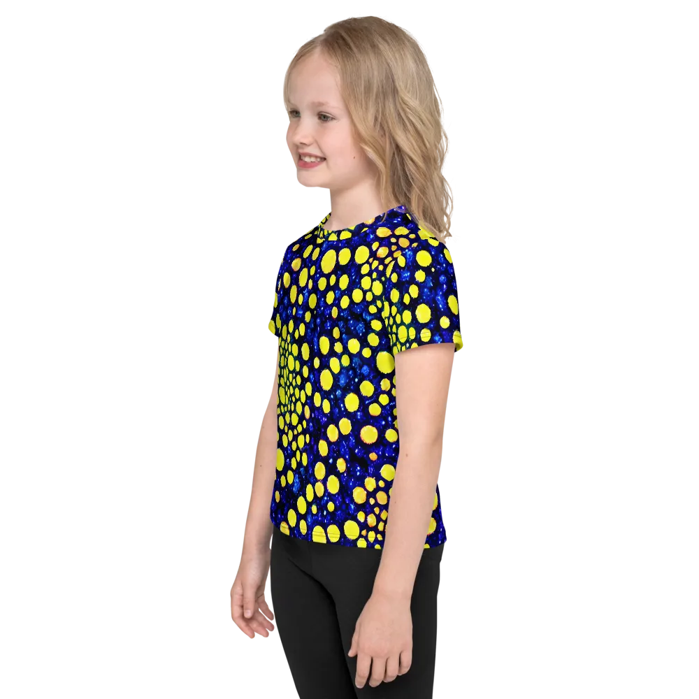 Solar Bubble on Kids Crew Neck T-Shirt — Left