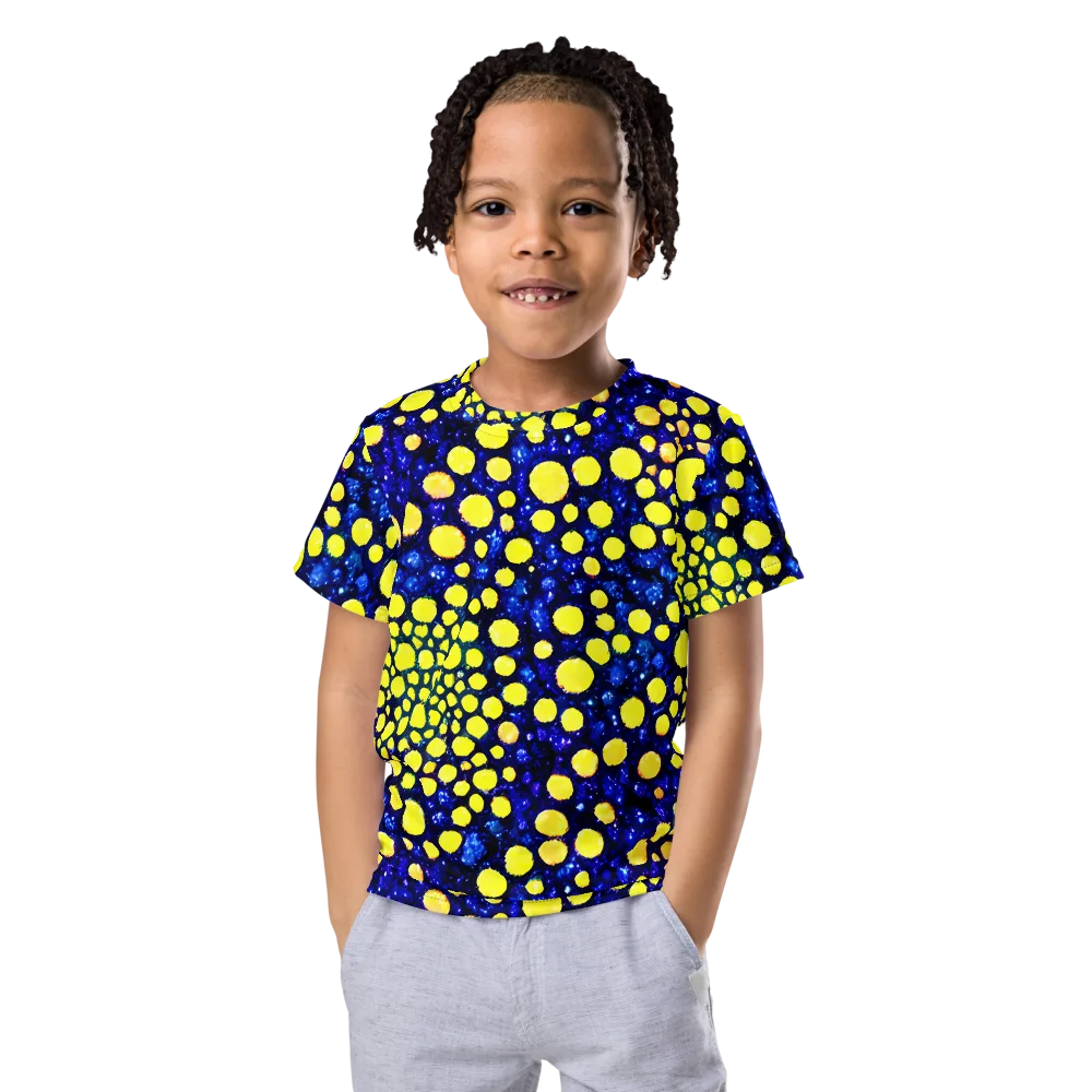 Solar Bubble on Kids Crew Neck T-Shirt — Front