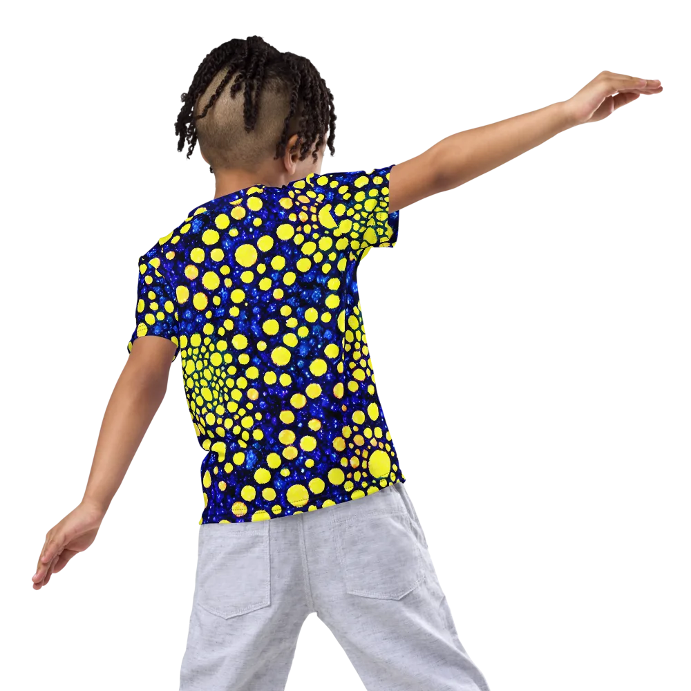 Solar Bubble on Kids Crew Neck T-Shirt — Back