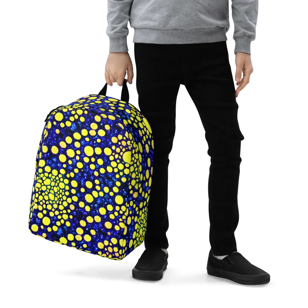 Solar Bubble on Minimalist Backpack — Zoomed-in