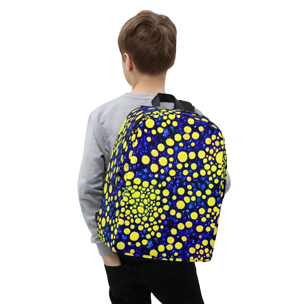 Solar Bubble on Minimalist Backpack — Zoomed-in
