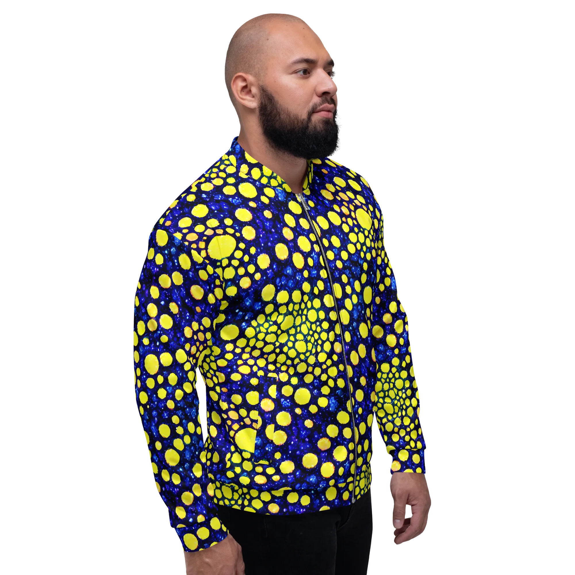 Solar Bubble on Bomber Jacket — Right