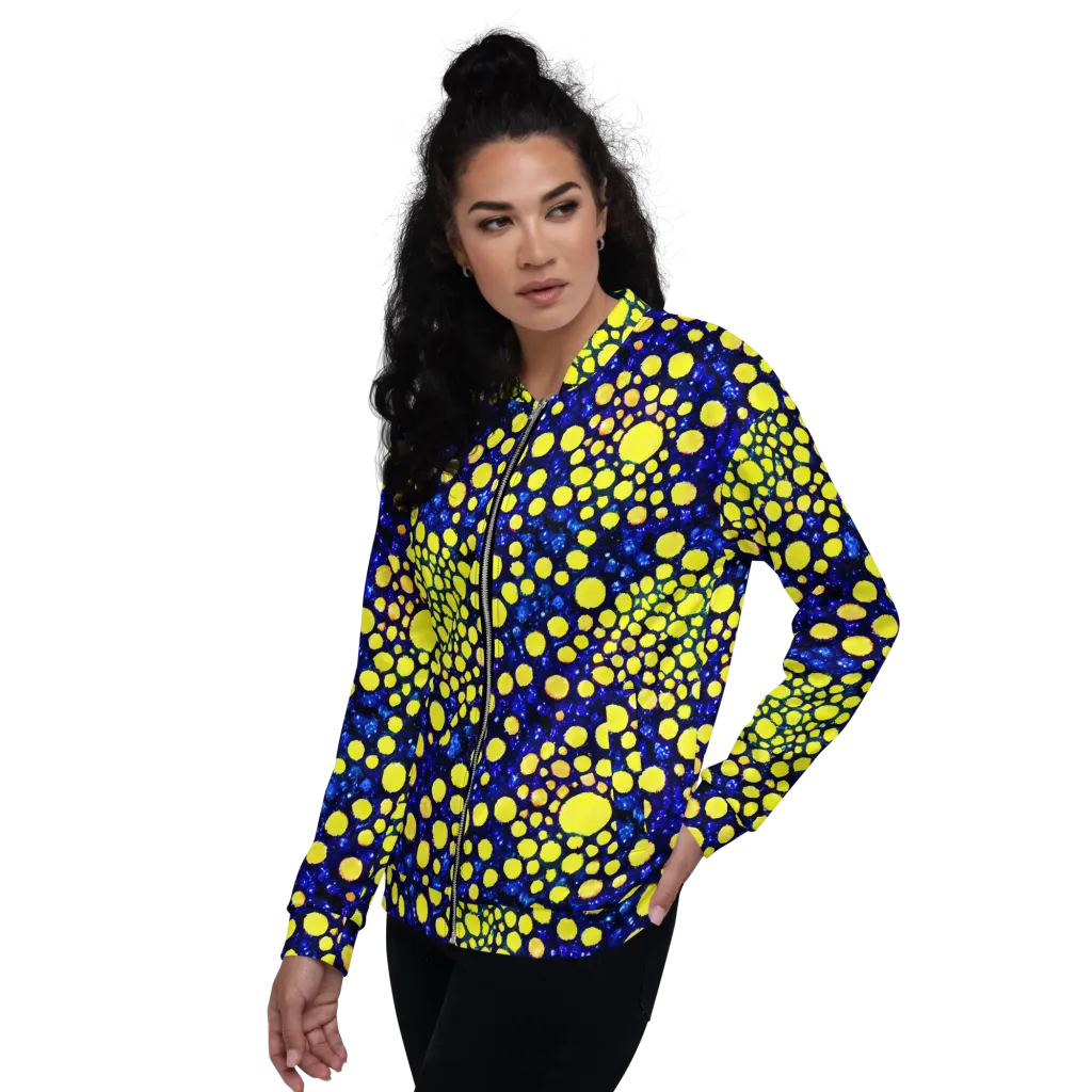 Solar Bubble on Bomber Jacket — Left