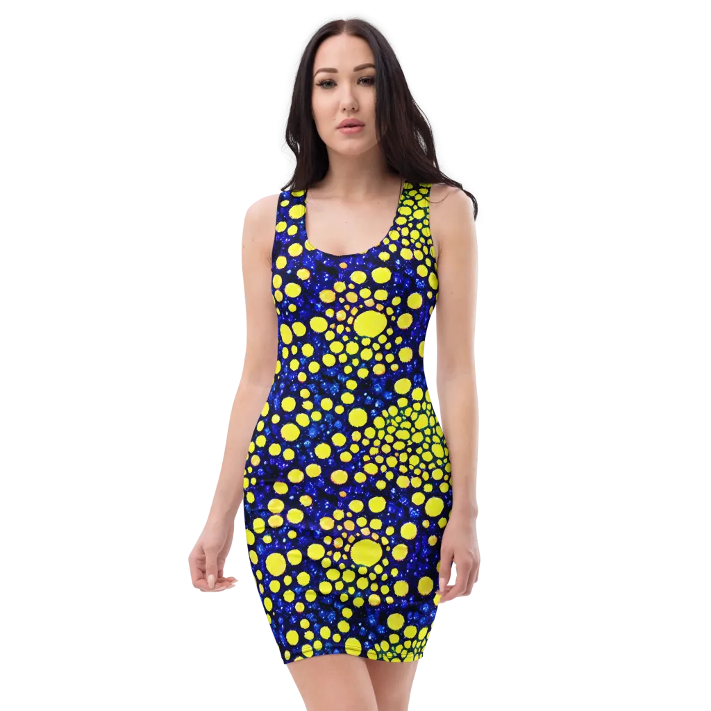 Solar Bubble on Bodycon Dress — Front