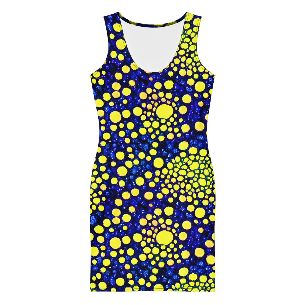 Solar Bubble on Bodycon Dress — Front