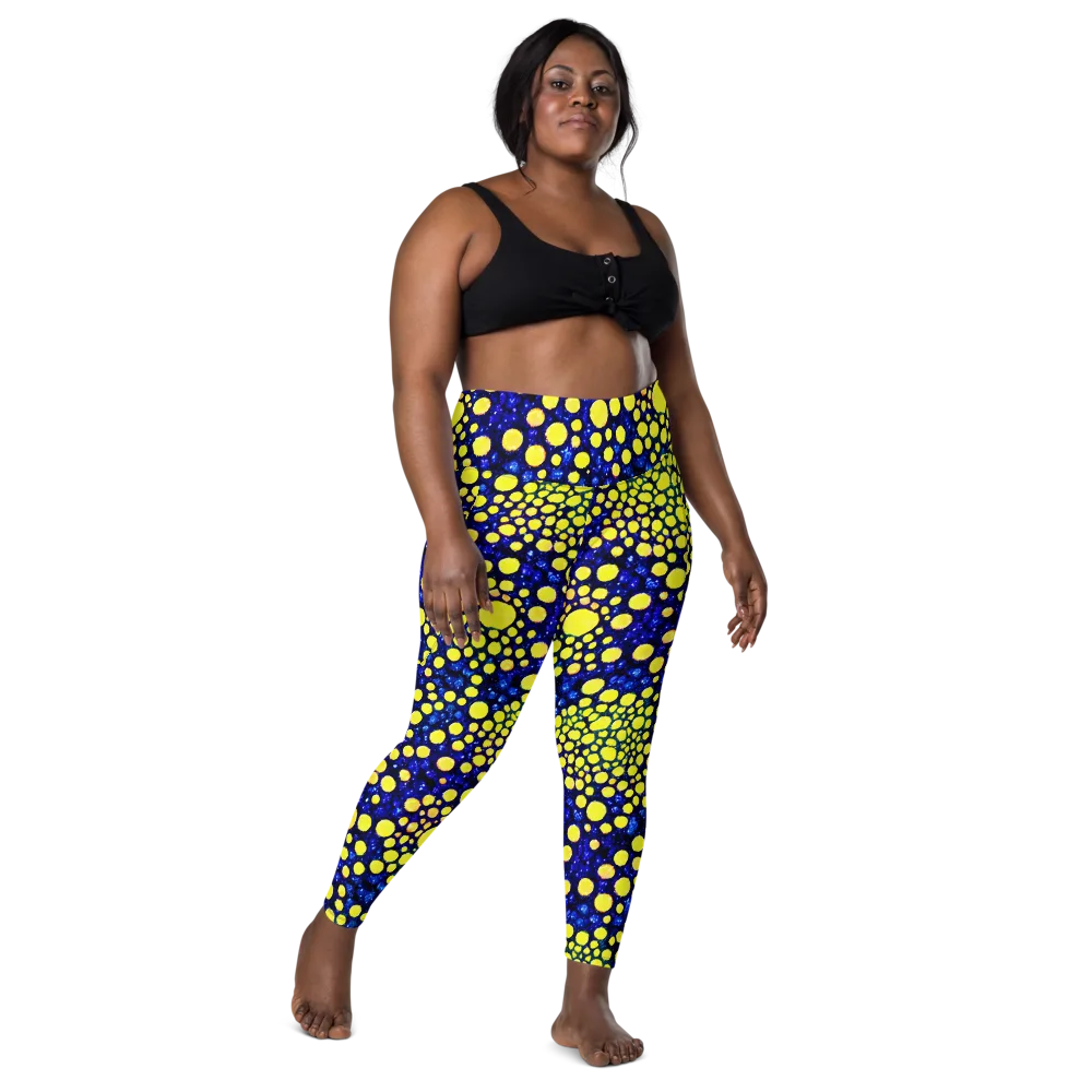 Solar Bubble on Leggings with Pockets — Front