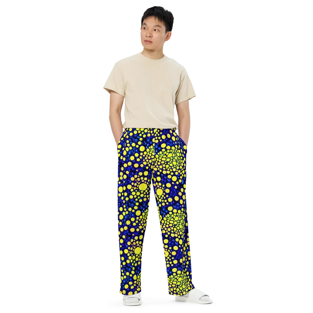 Solar Bubble on Wide-Leg Pants — Front