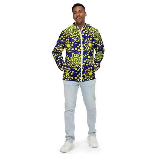 Solar Bubble on a Men's Windbreaker