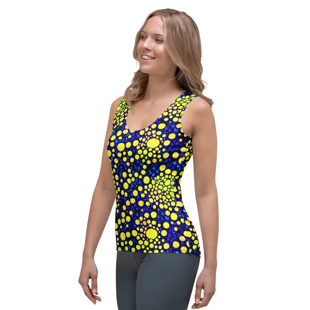 Solar Bubble on Women's Tank Top — Left Front