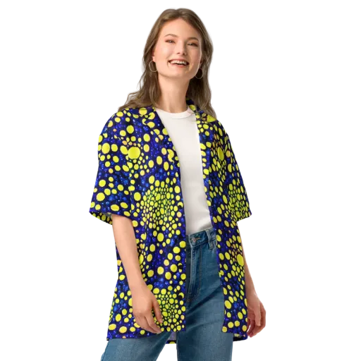 Solar Bubble on a Button Shirt