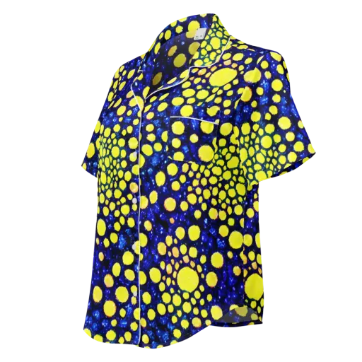 Solar Bubble on a Women's Short Sleeve Pajama Top