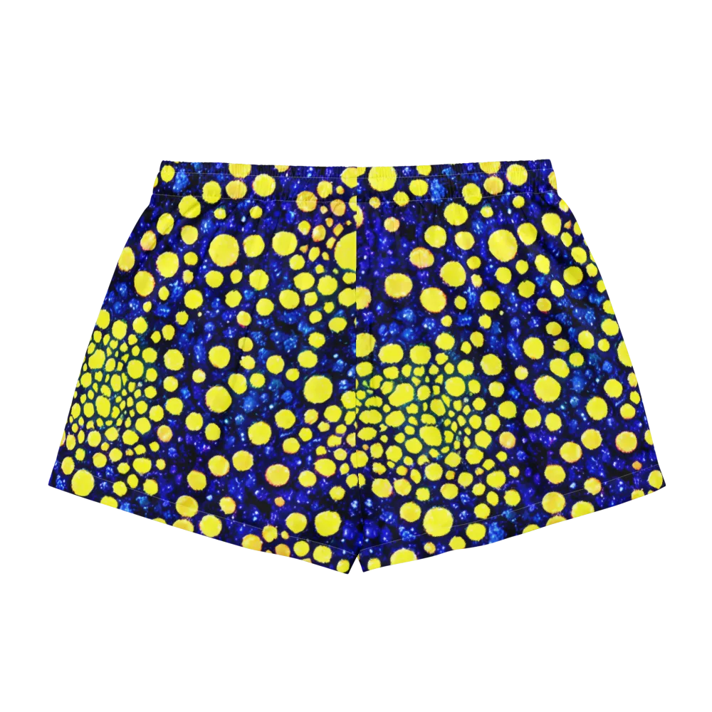Solar Bubble on Women's Pajama Shorts — Back