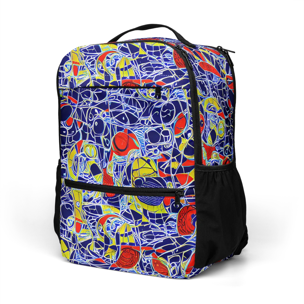 Blue Rapture on Utility Backpack — Left Front