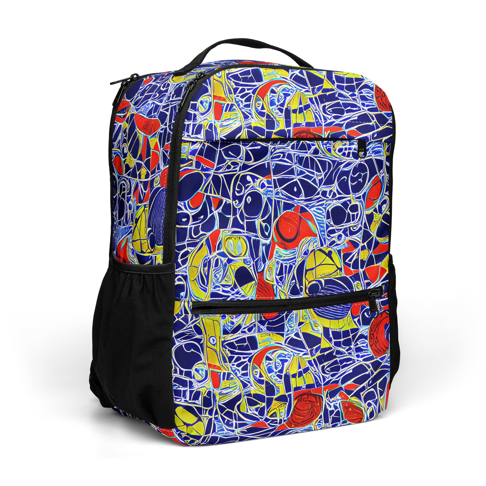 Blue Rapture on Utility Backpack — Right Front