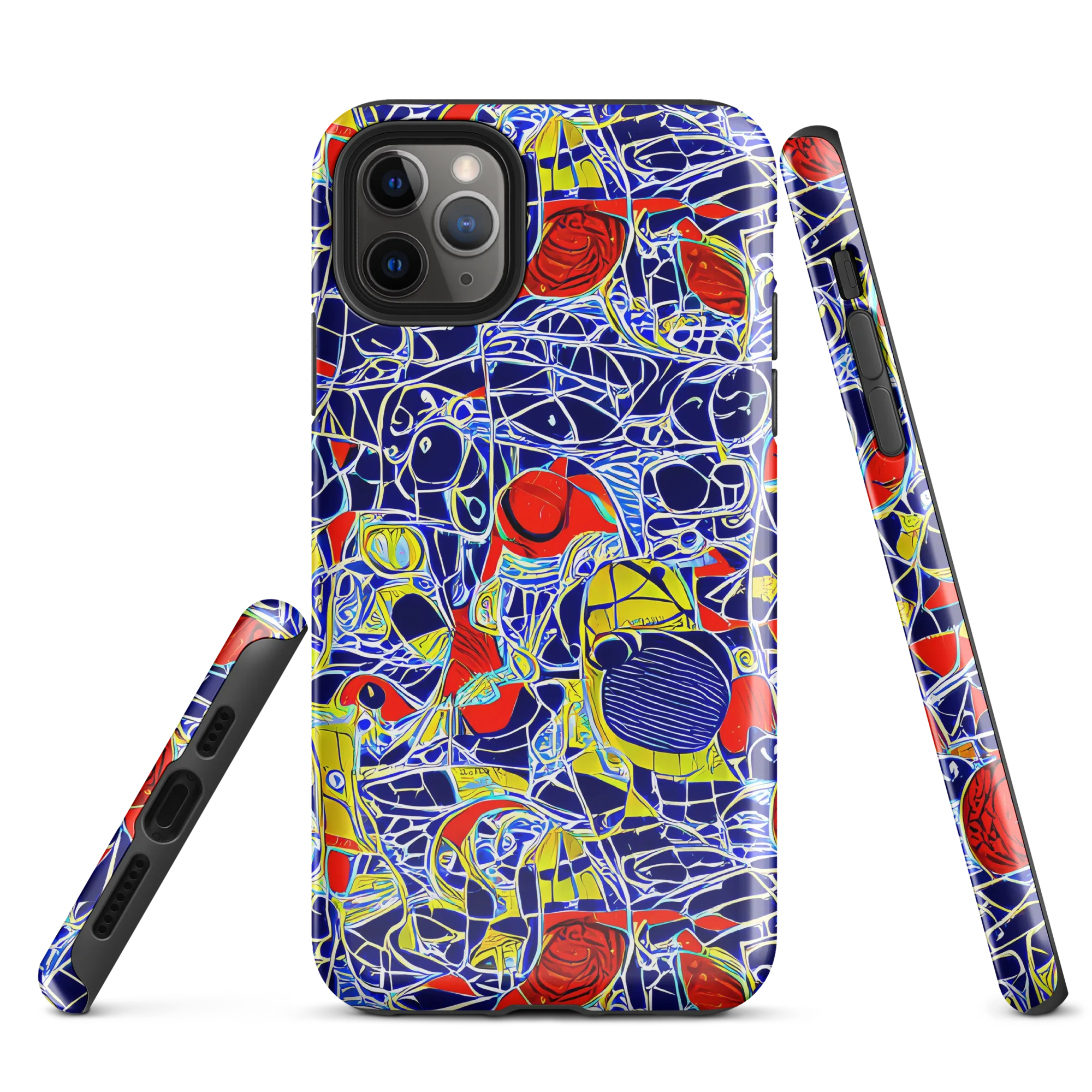 Blue Rapture on Tough Case for iPhone® — Front