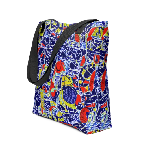 Blue Rapture on a Tote Bag