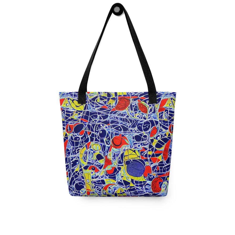 Blue Rapture on Tote Bag — Front
