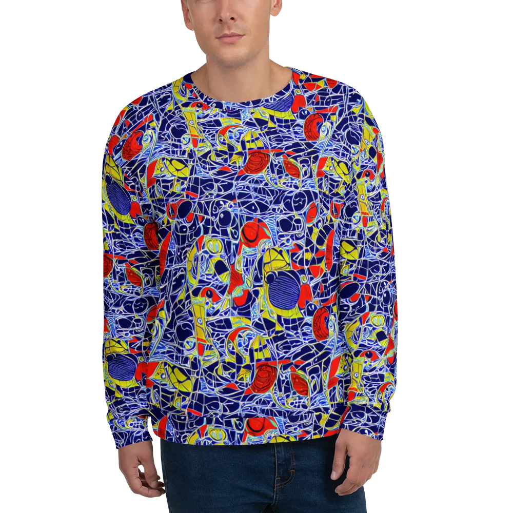 Blue Rapture on Sweatshirt — Front