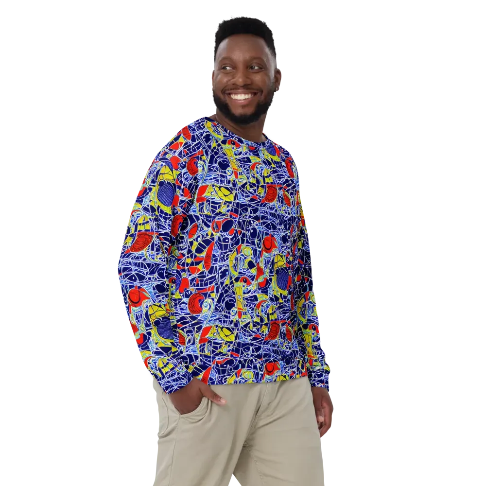 Blue Rapture on Sweatshirt — Front