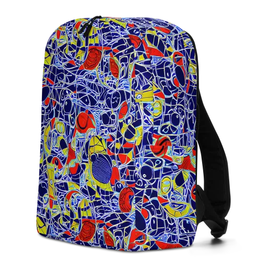 Blue Rapture on a Minimalist Backpack