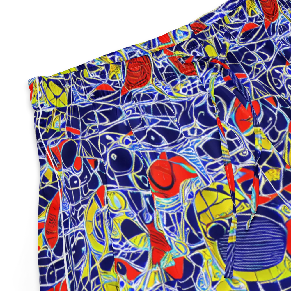 Blue Rapture on Women's Pajama Shorts — Product details