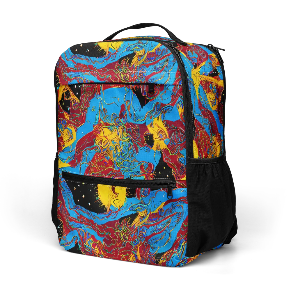 Chromatic Rebellion on Utility Backpack — Left Front