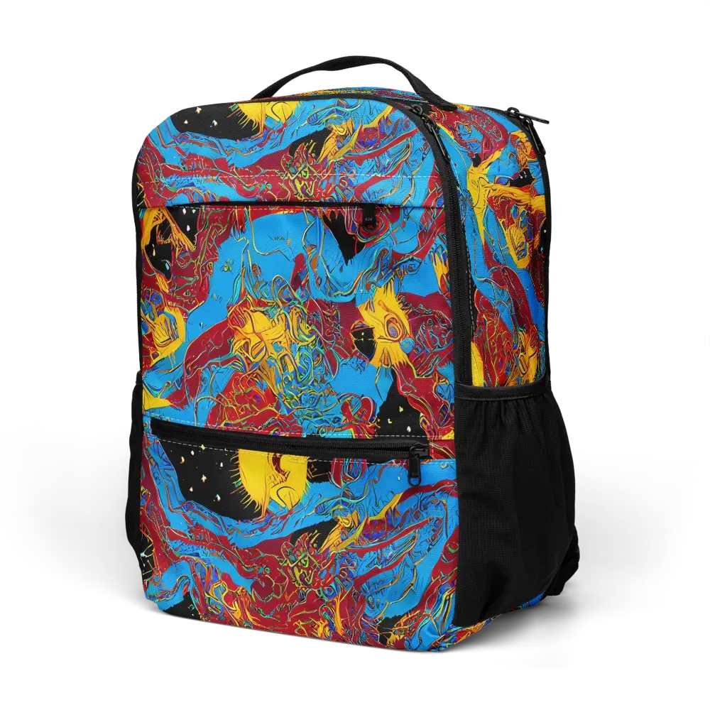 Chromatic Rebellion on Utility Backpack — Left Front