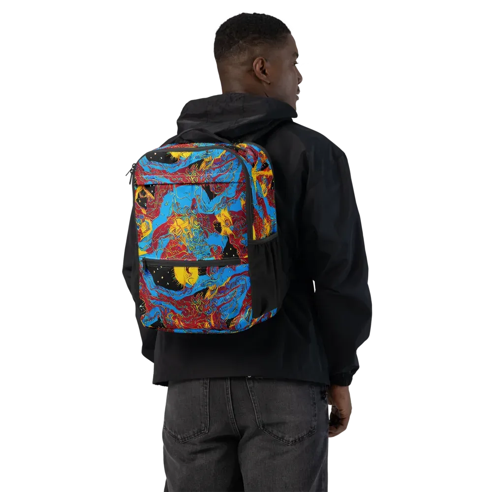 Chromatic Rebellion on Utility Backpack — Back