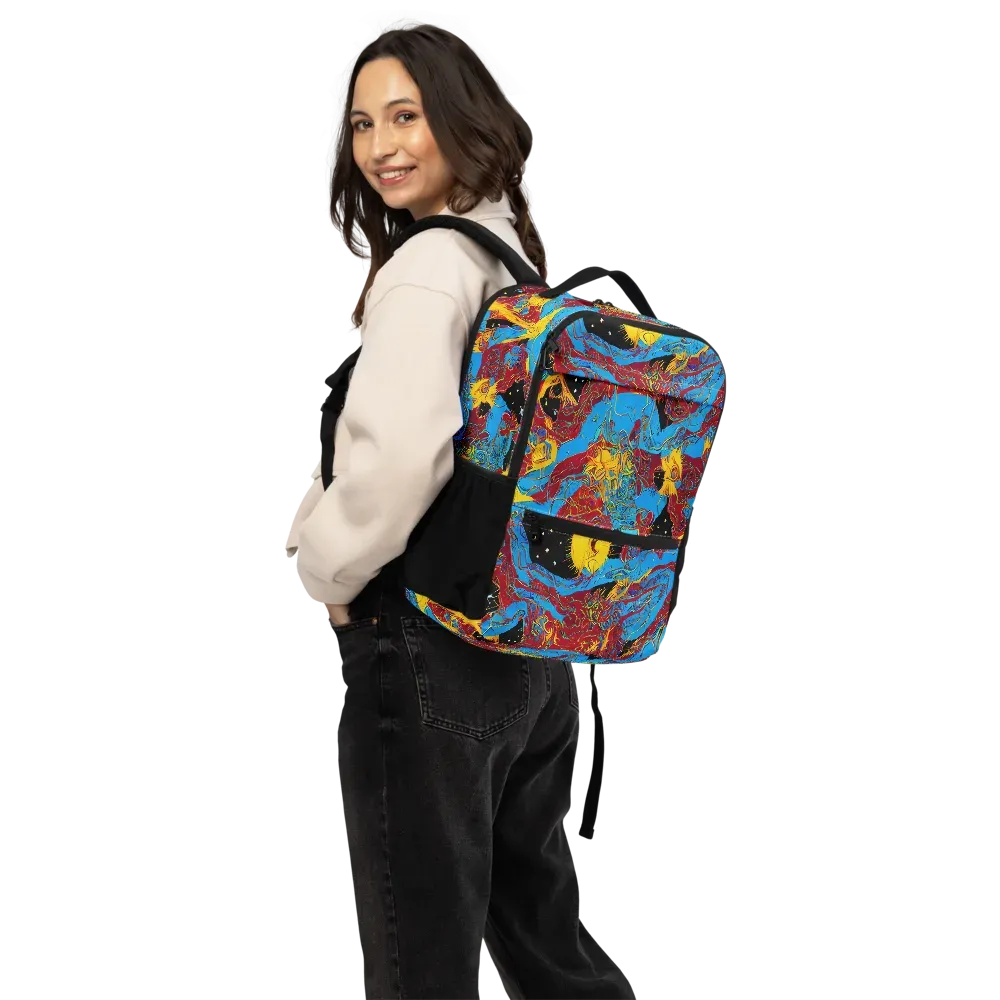 Chromatic Rebellion on Utility Backpack — Back