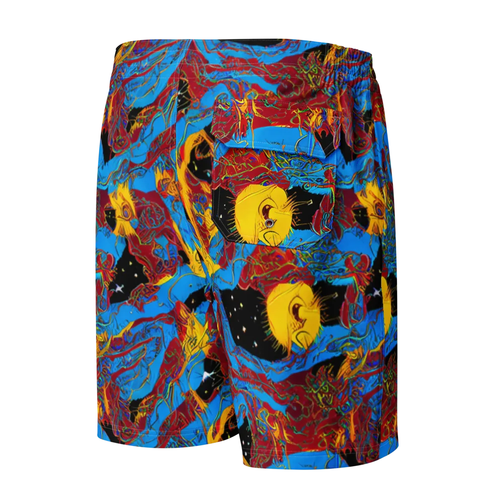 Chromatic Rebellion on Men's Board Shorts — Back