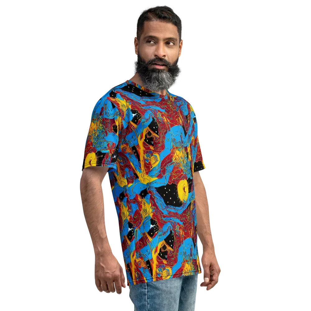 Chromatic Rebellion on Men's Crew Neck T-Shirt — Right