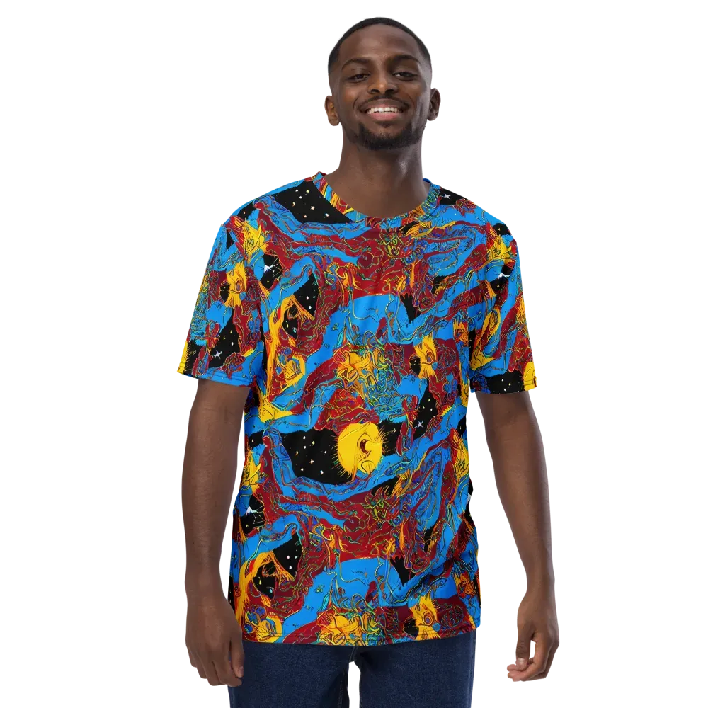 Chromatic Rebellion on Men's Crew Neck T-Shirt — Front