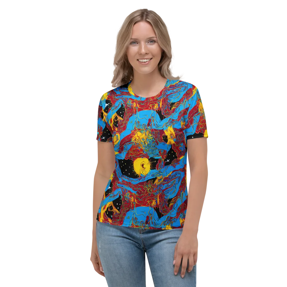 Chromatic Rebellion on Women's Crew Neck T-Shirt — Front