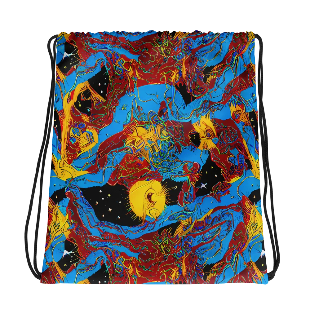 Chromatic Rebellion on Drawstring Bag — Photo