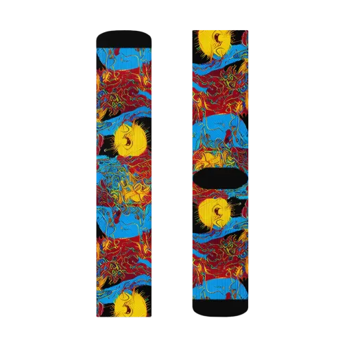 Chromatic Rebellion on a Socks