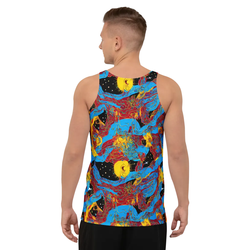 Chromatic Rebellion on Men's Tank Top — Back