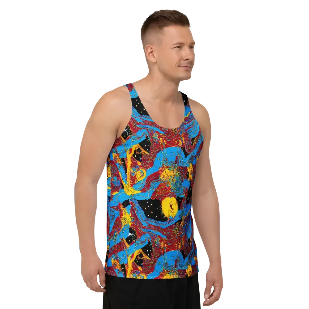 Chromatic Rebellion on Men's Tank Top — Right Front