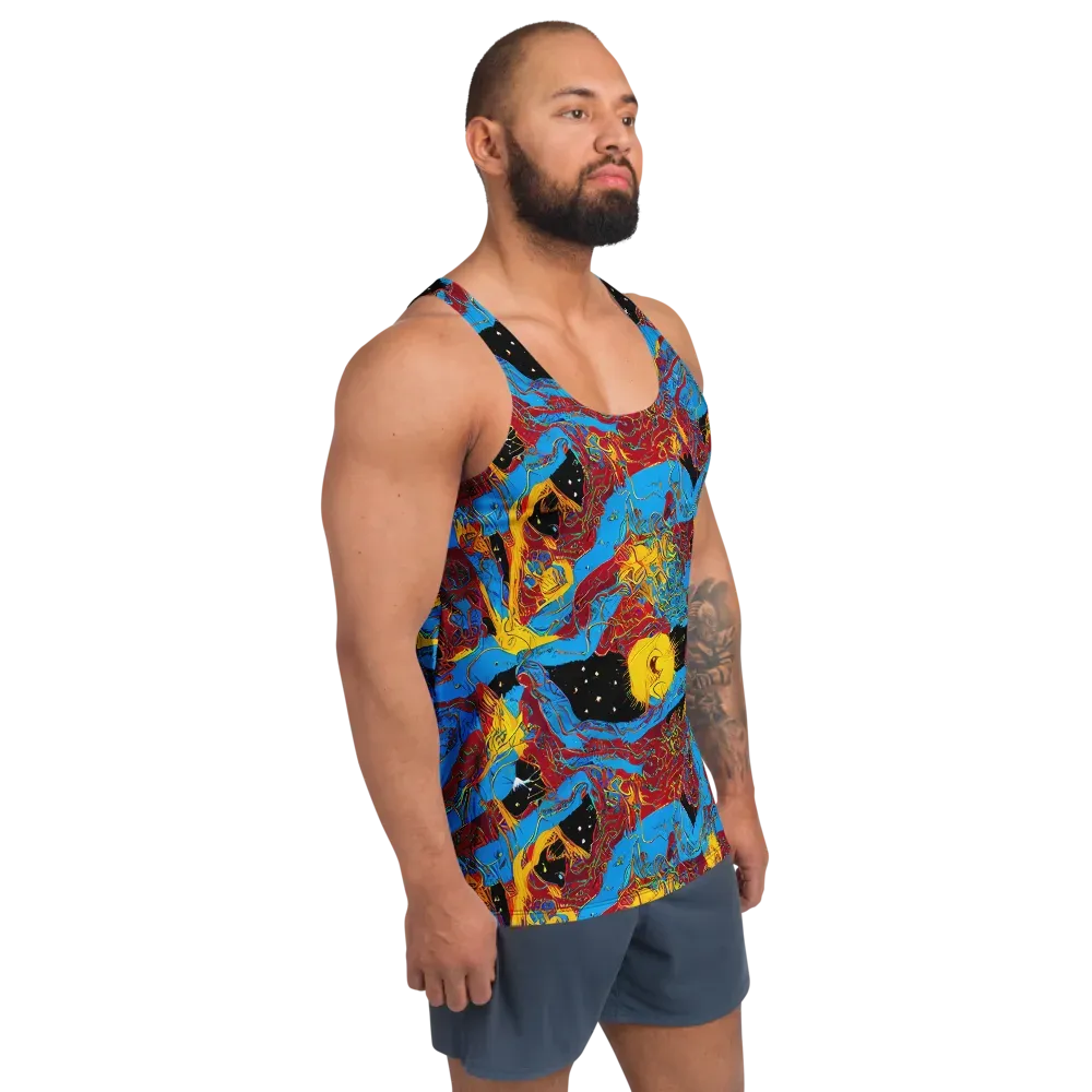 Chromatic Rebellion on Men's Tank Top — Right Front