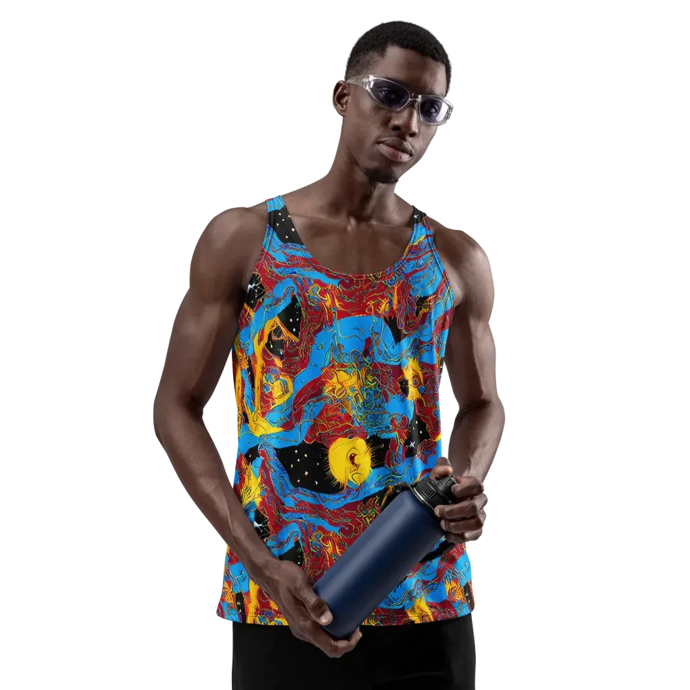 Chromatic Rebellion on Men's Tank Top — Front