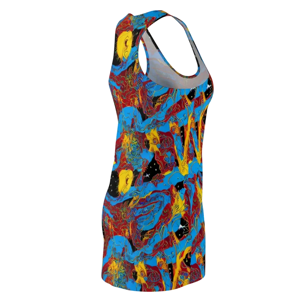 Chromatic Rebellion on Racerback Dress — Back Side