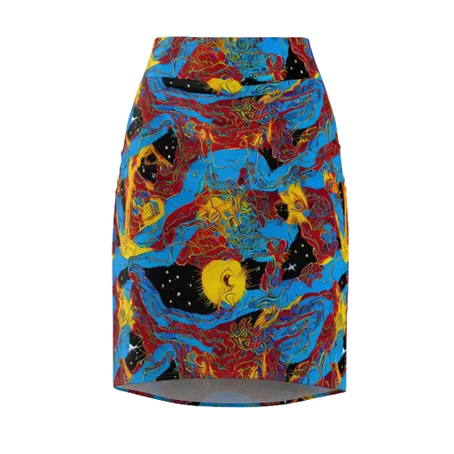 Chromatic Rebellion on a Pencil Skirt