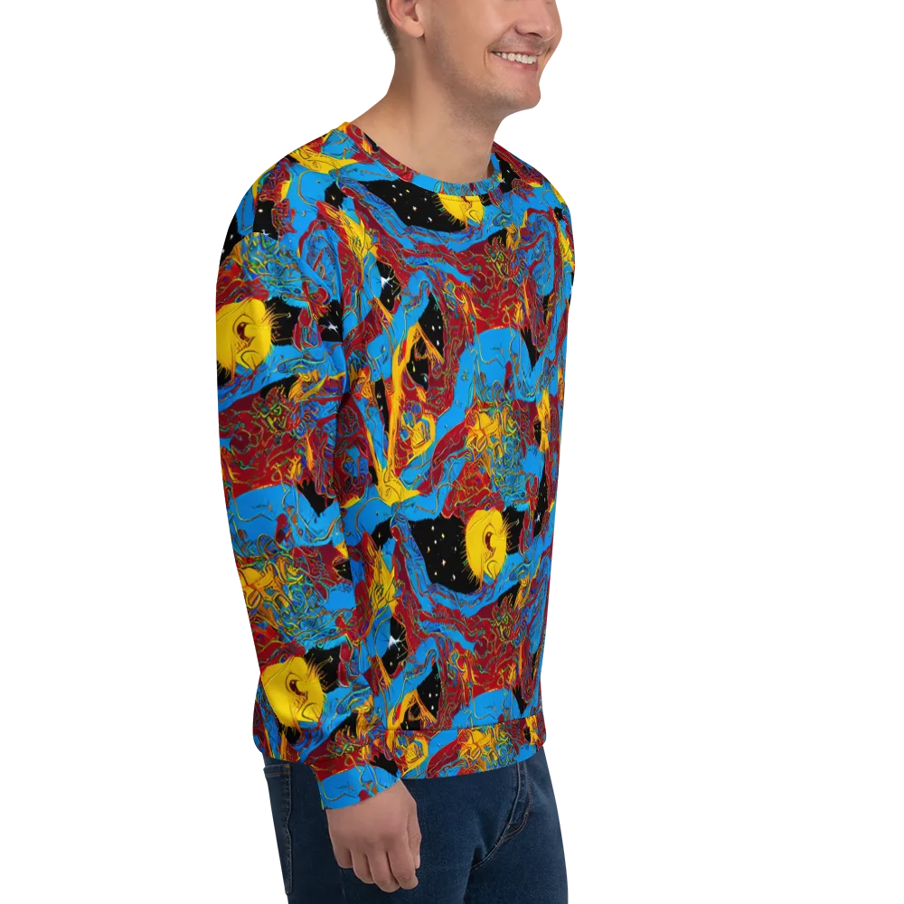 Chromatic Rebellion on Sweatshirt — Right Front