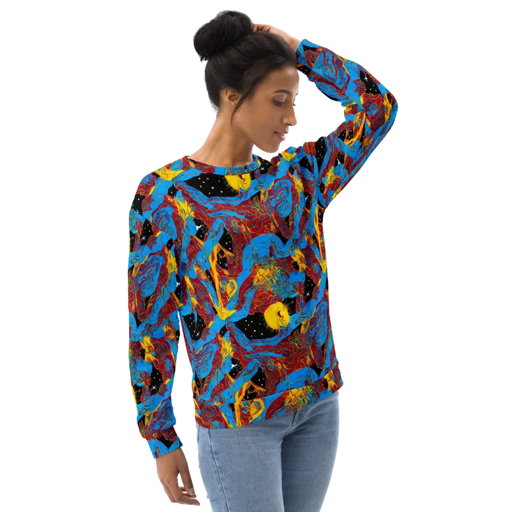 Chromatic Rebellion on Sweatshirt — Right Front