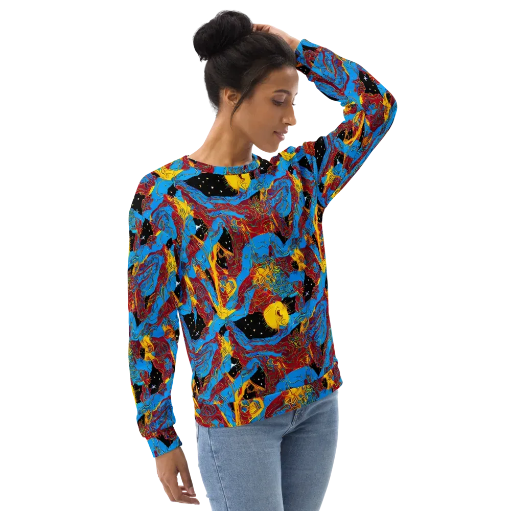 Chromatic Rebellion on Sweatshirt — Right Front